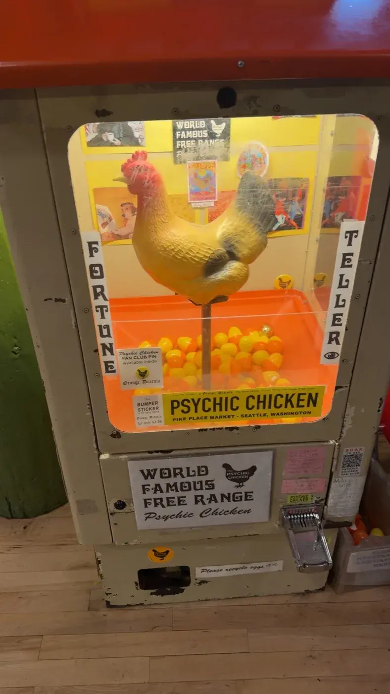 A souvenir vending machine